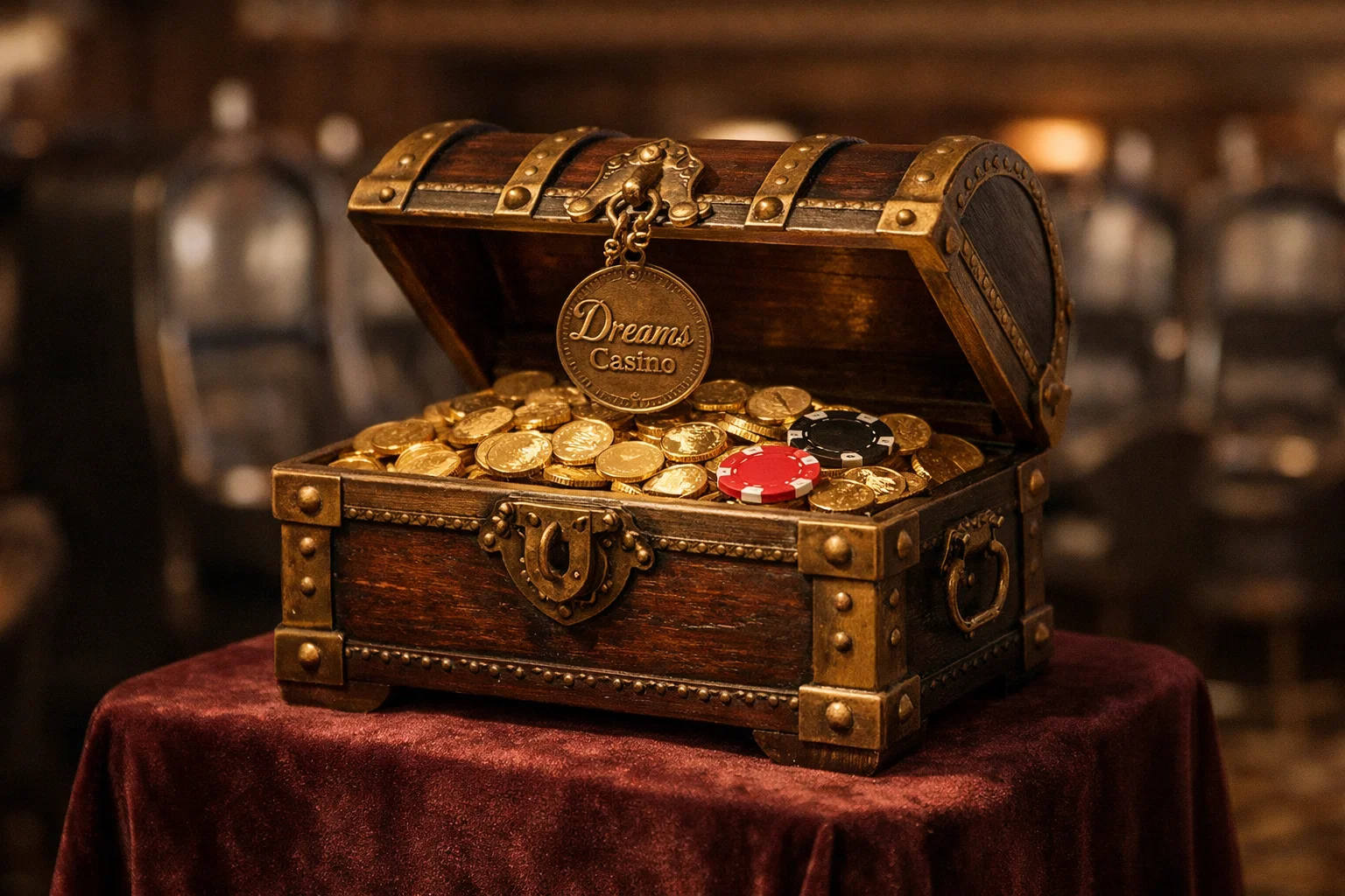 Key unlocking Dreams Casino adventure